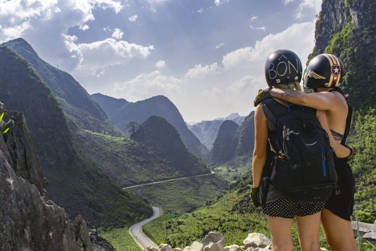 Enjoying the  spectacular Hagiang with your best friend